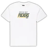 Men's Concepts Sport White/Charcoal Green Bay Packers Big & Tall T