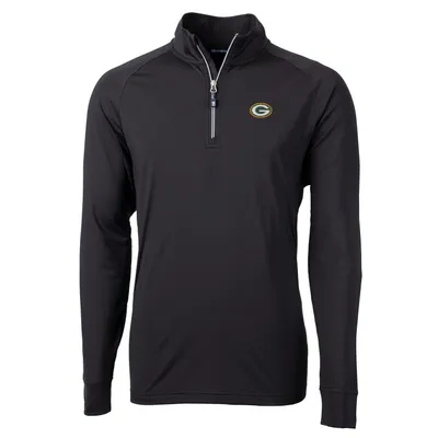 Green Bay Packers Cutter & Buck Adapt Eco Knit Quarter-Zip Pullover Jacket