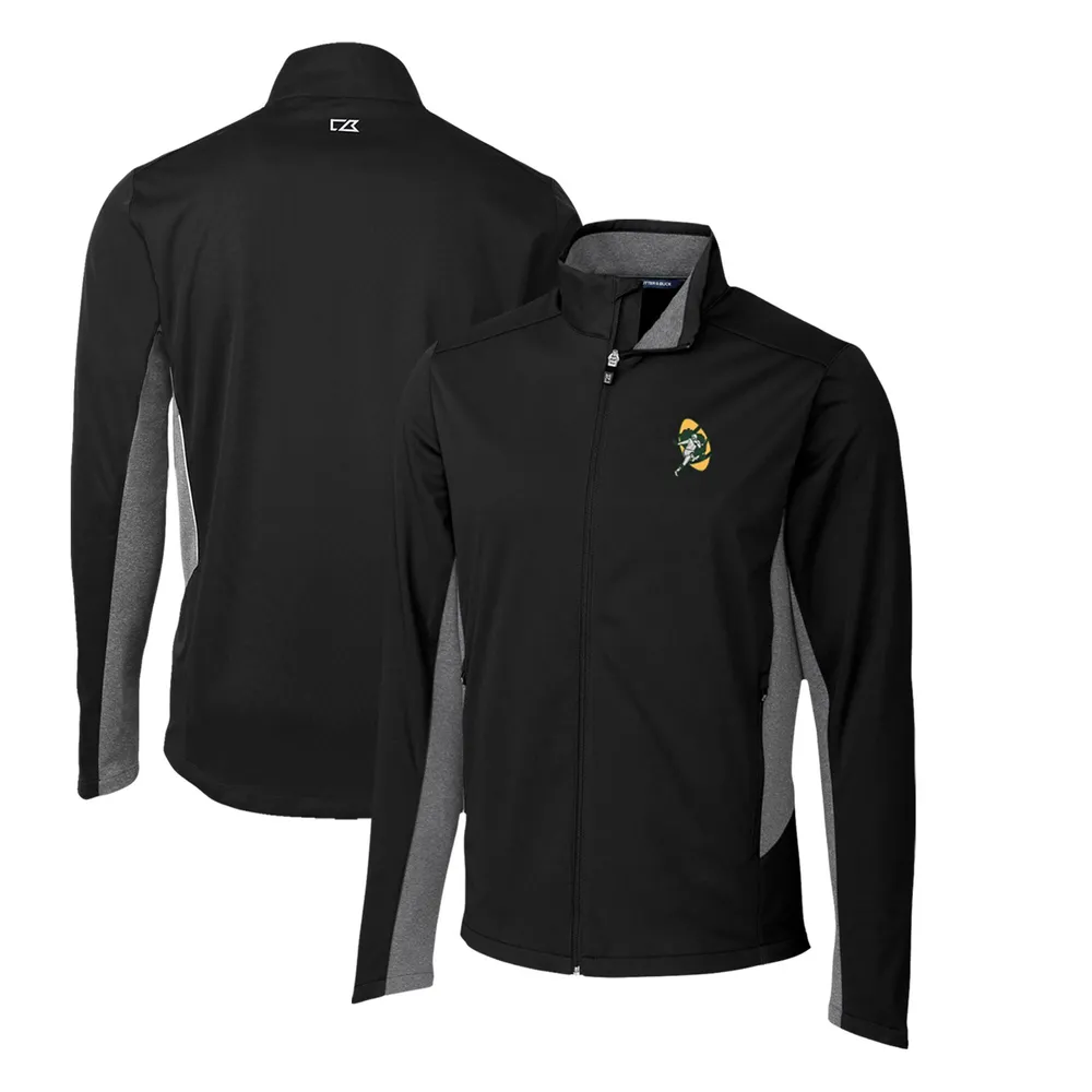 Lids Green Bay Packers Cutter & Buck Throwback Logo Navigate Softshell Big  Tall Full-Zip Jacket - Black