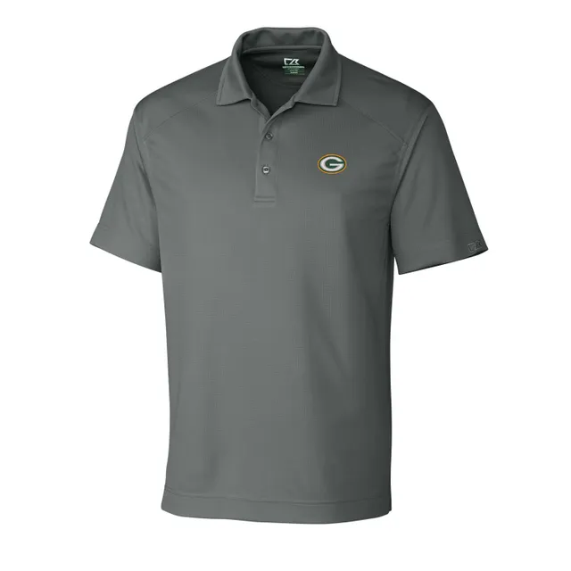 Green Bay Packers Cutter & Buck Prospect Textured Stretch Mens Short Sleeve Polo