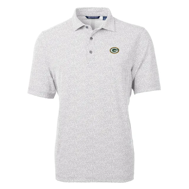 Lids Green Bay Packers Cutter & Buck Throwback Logo Forge Pencil Stripe  Stretch Polo