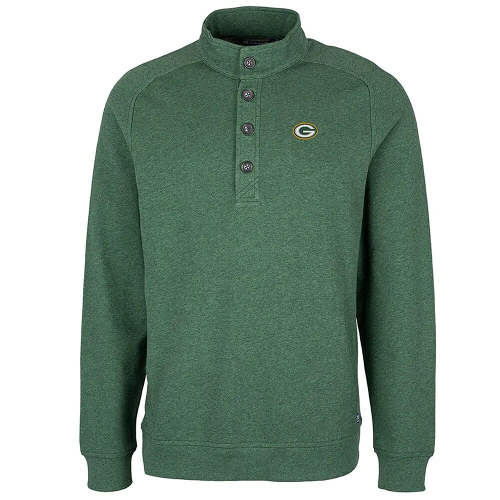 Green Bay Packers '47 Brand Charcoal Locked In Headline Crewneck