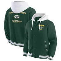 Men's Darius Rucker Collection by Fanatics Green Bay Packers Full-Snap Hoodie Jacket