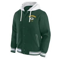 Men's Darius Rucker Collection by Fanatics Green Bay Packers Full-Snap Hoodie Jacket