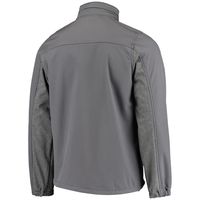 Men's Dunbrooke Graphite Green Bay Packers Circle Zephyr Softshell Full-Zip Jacket