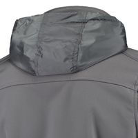 Men's Dunbrooke Graphite Green Bay Packers Circle Zephyr Softshell Full-Zip Jacket