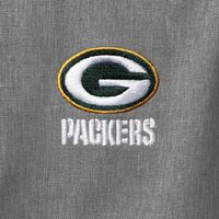 Men's Dunbrooke Graphite Green Bay Packers Circle Zephyr Softshell Full-Zip Jacket