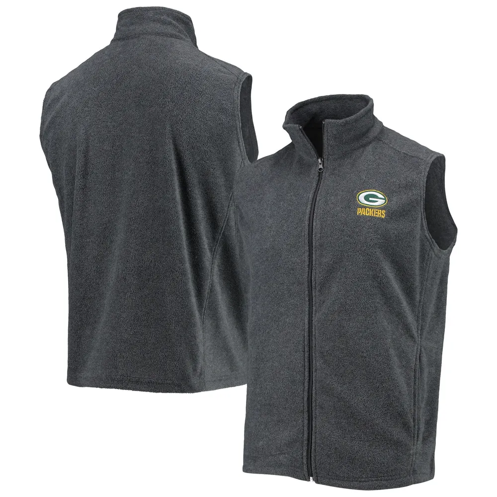 Lids Green Bay Packers Dunbrooke Houston Fleece Full-Zip Vest