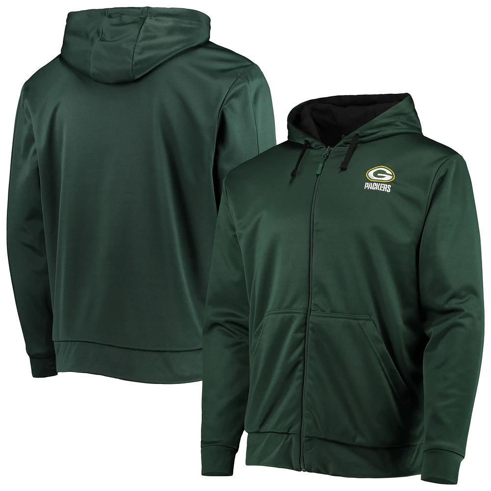 Men's Dunbrooke Green/Black Green Bay Packers Apprentice Full-Zip Hoodie