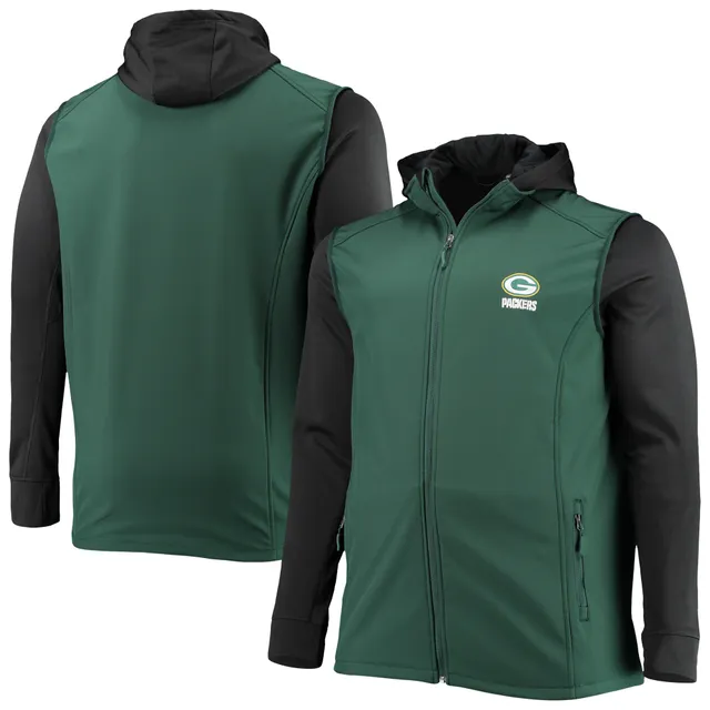 Men's Starter Green Green Bay Packers The Pick and Roll Full-Snap Jacket 