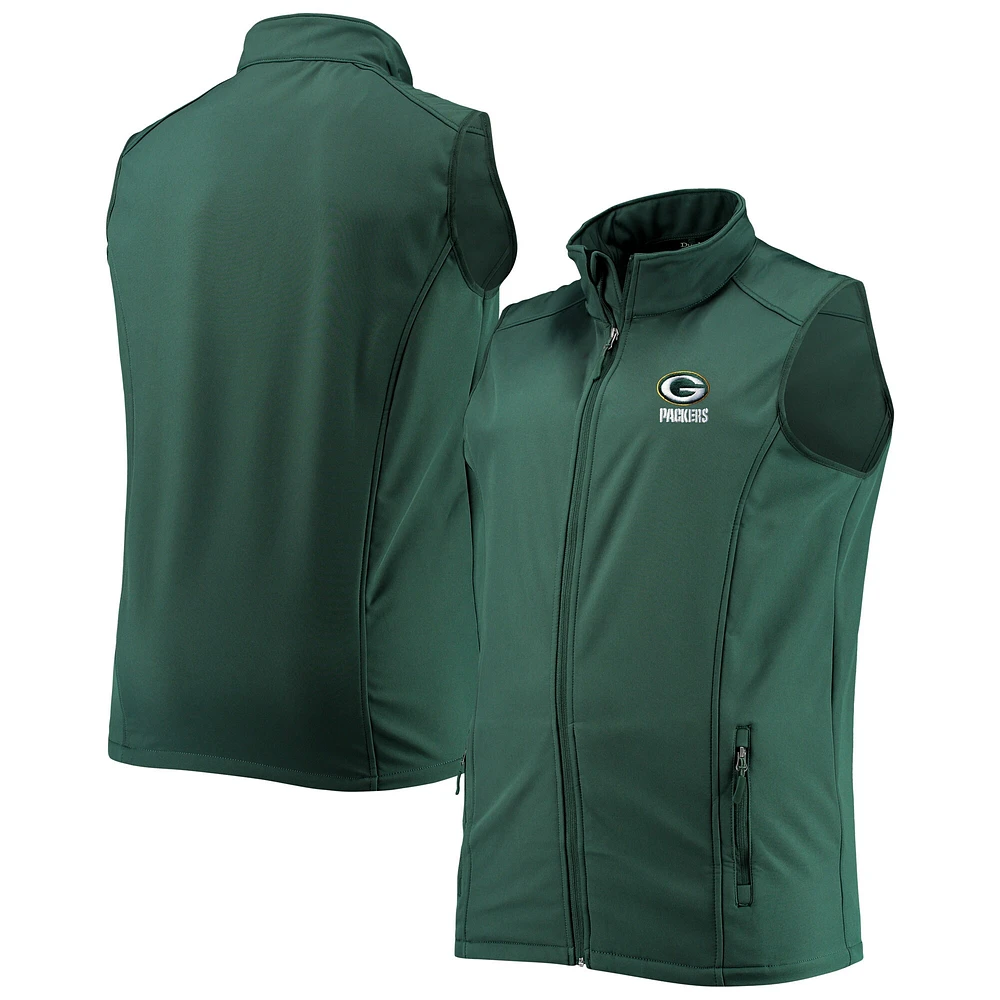 Dunbrooke Green Bay Packers pour hommes Tailles Big & Tall Archer Softshell Full-Zip Vest