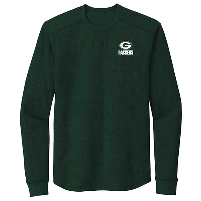 T-shirt thermique à manches longues Cavalier Green Bay Packers de Dunbrooke pour hommes