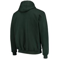 Men's Dunbrooke Green Bay Packers Craftsman Thermal-Lined Full-Zip Hoodie