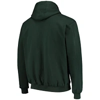 Dunbrooke Green Bay Packers Craftsman Sweat à capuche entièrement zippé avec doublure thermique pour homme