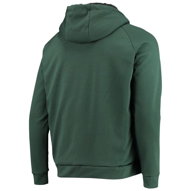 Dunbrooke Green Sweat à capuche raglan trois mélanges et glissière pleine longueur Packers de Bay pour homme