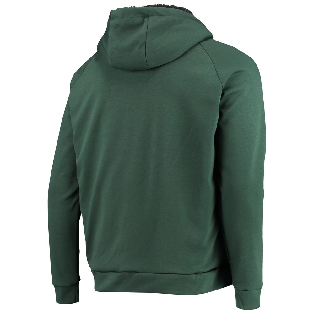 Men's Dunbrooke Green Bay Packers Shag Tri-Blend Full-Zip Raglan Hoodie