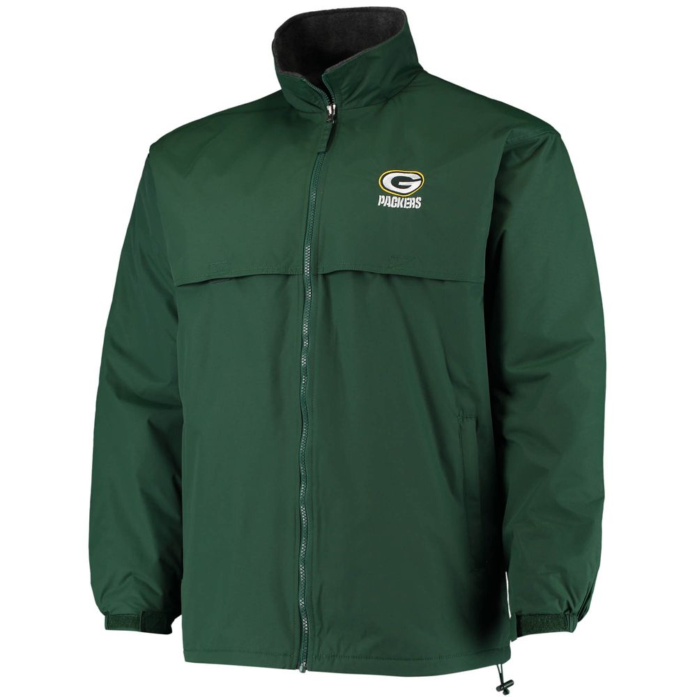 Men's Dunbrooke Green Bay Packers Triumph Fleece Full-Zip Jacket