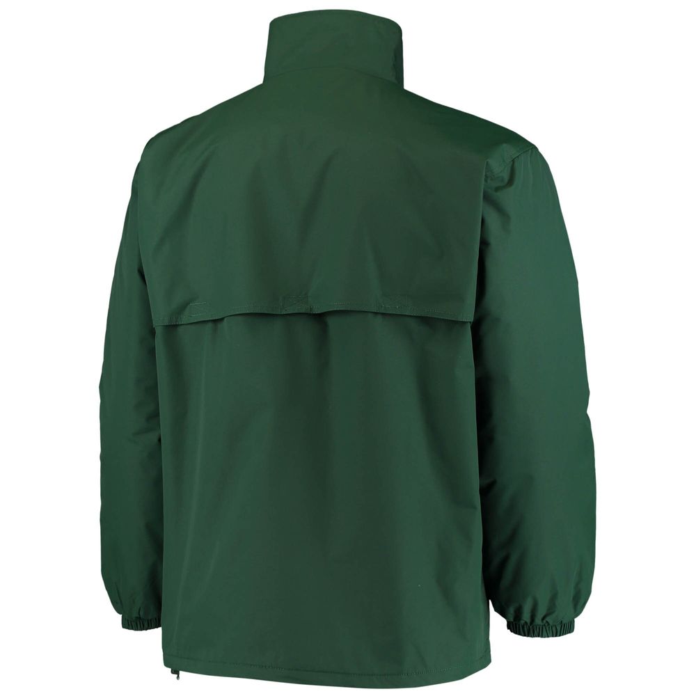 Men's Dunbrooke Green Green Bay Packers Triumph Fleece Full-Zip Jacket