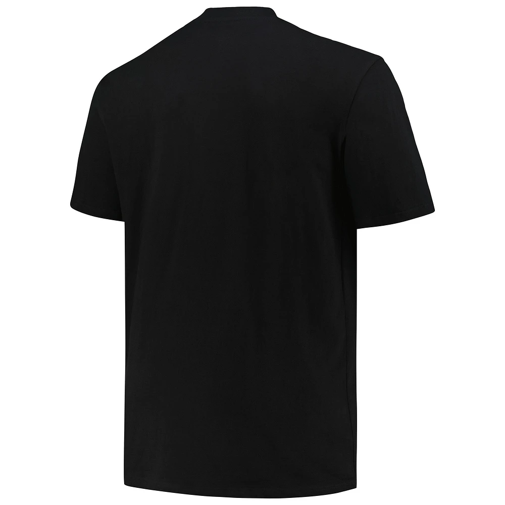 T-shirt Pop Big & Tall Fanatics pour hommes, noir, Green Bay Packers
