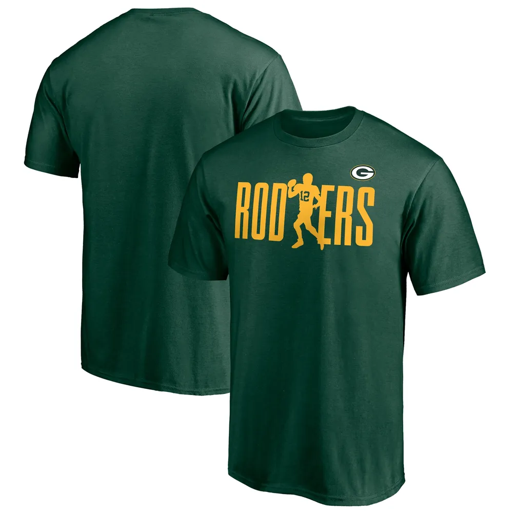 Lids Aaron Rodgers Green Bay Packers Fanatics Branded Checkdown T-Shirt