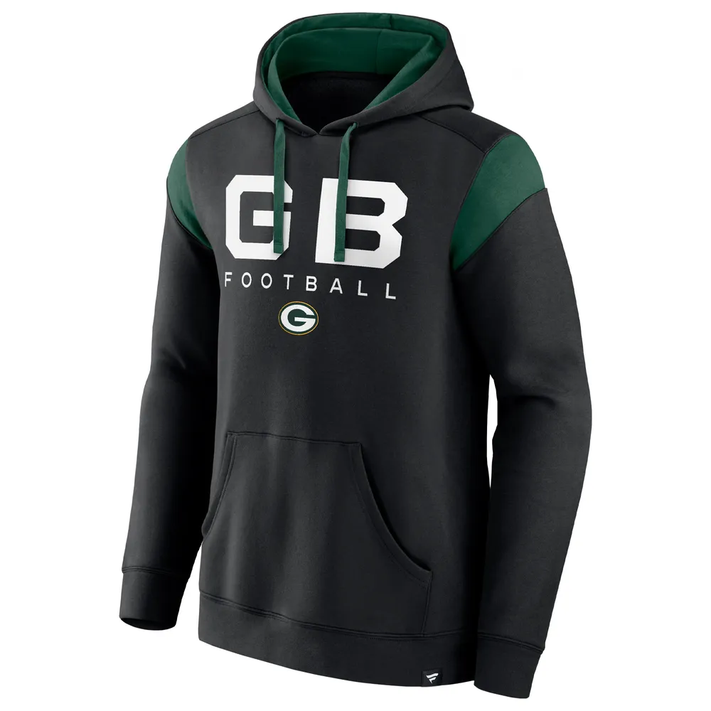 Men's Nike Green Bay Packers Fan Gear Wordmark Performance Pullover Hoodie Size: Large