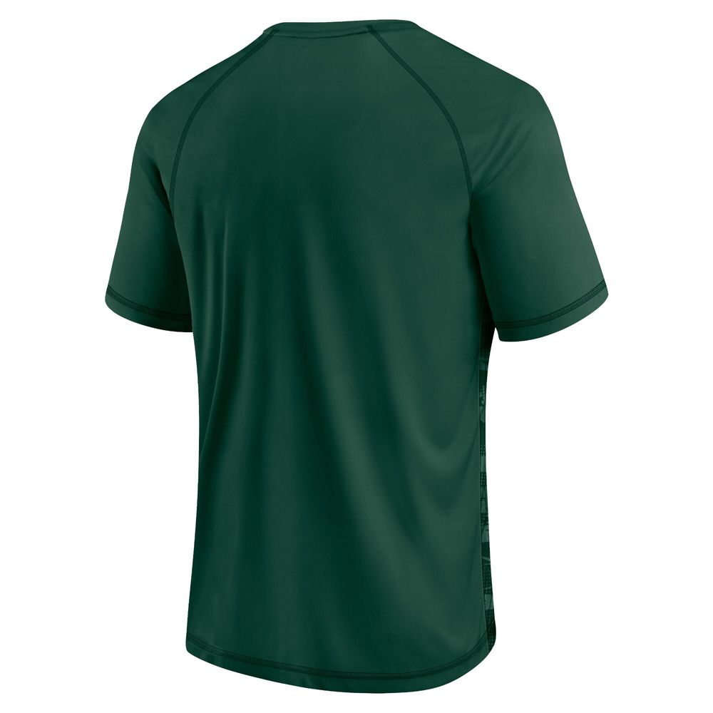 Green Bay Packers Fanatics Branded Enhanced Sport Polo T-Shirt