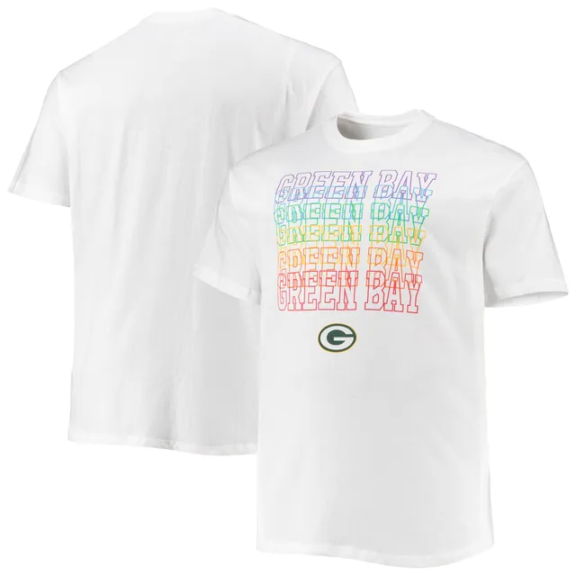 Lids Green Bay Packers Fanatics Branded Big & Tall Color Block T