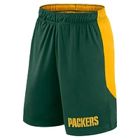 Men's Fanatics Green/Gold Green Bay Packers Launch Shorts