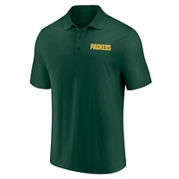 Ensemble de deux polos Lockup Fanatics Green Bay Packers pour hommes