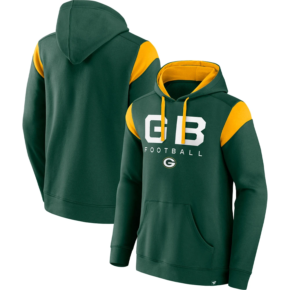 Fanatics Green Bay Packers pour hommes, pull à capuche Call The Shot