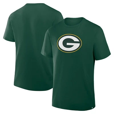 T-shirt Fanatics Green pour homme, motif héritage des Bay Packers