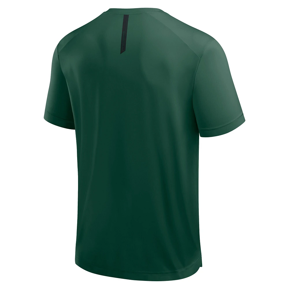 T-shirt Fanatics pour homme, vert, avec le logo du Front Office Move des Green Bay Packers