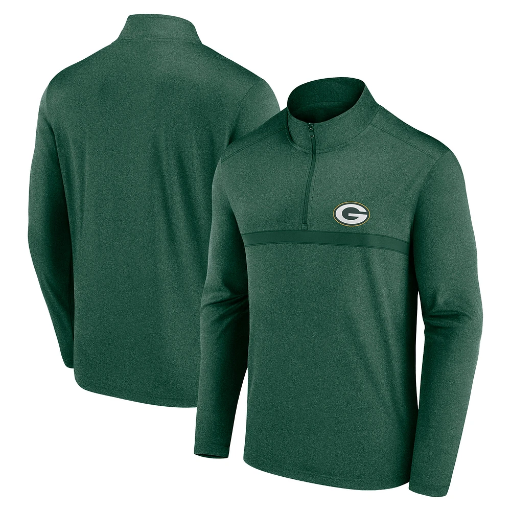 Men's Fanatics  Green Bay Packers Head-to-Head Quarter-Zip Top