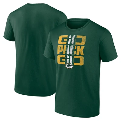 T-shirt Fanatics Green Bay Packers Hometown Offensive Drive pour hommes