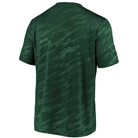 T-shirt vert Green Bay Packers Iconic Defender Stealth Arc de marque Fanatics pour homme