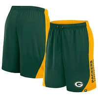 Short No Defense Fanatics Green pour homme des Packers de Bay