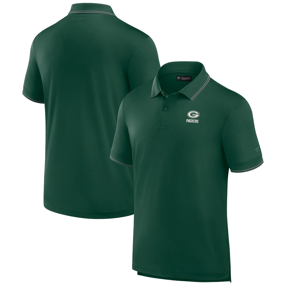 Men's Fanatics Green Bay Packers Pique Polo Shirt