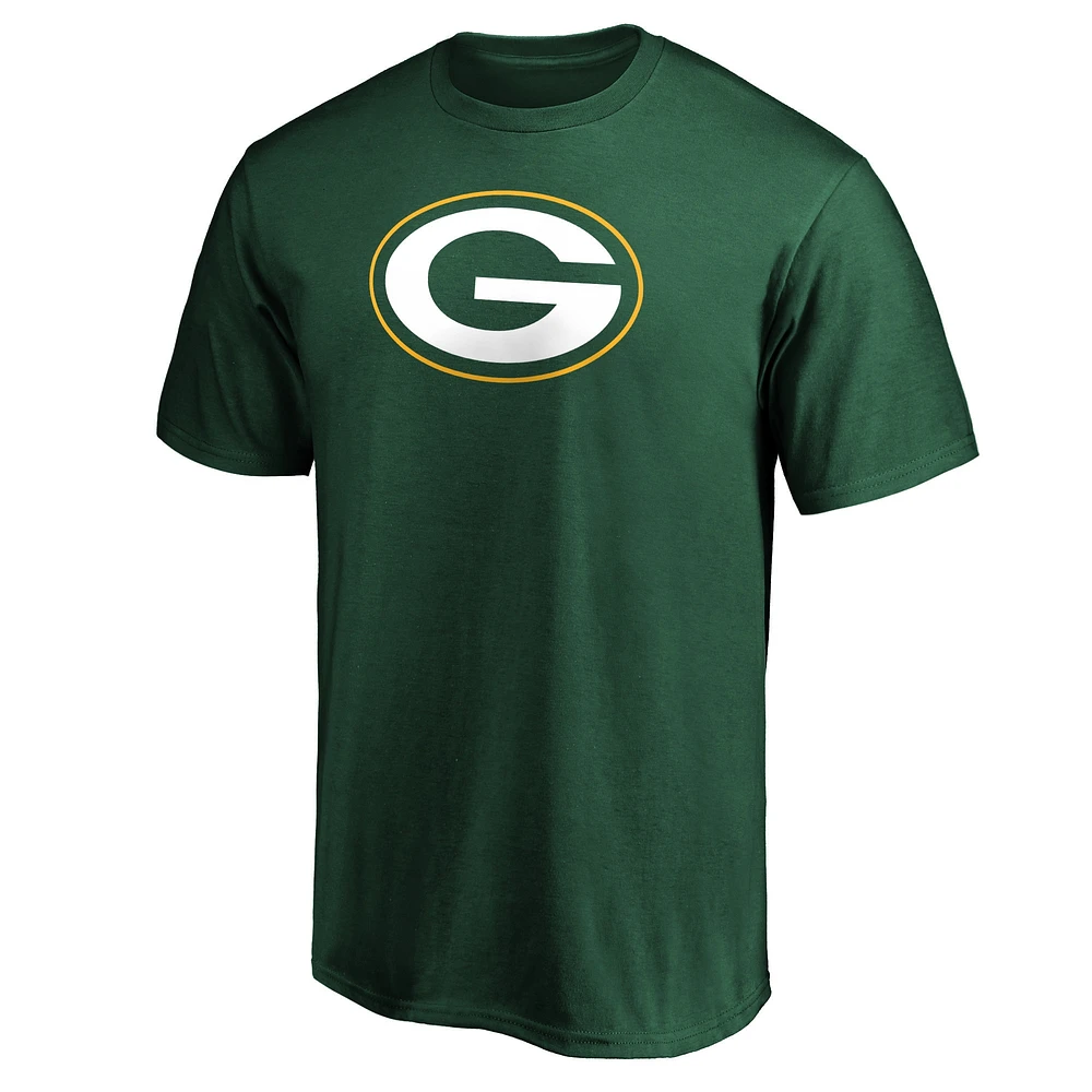 T-shirt avec logo principal Fanatics Green Bay Packers pour hommes