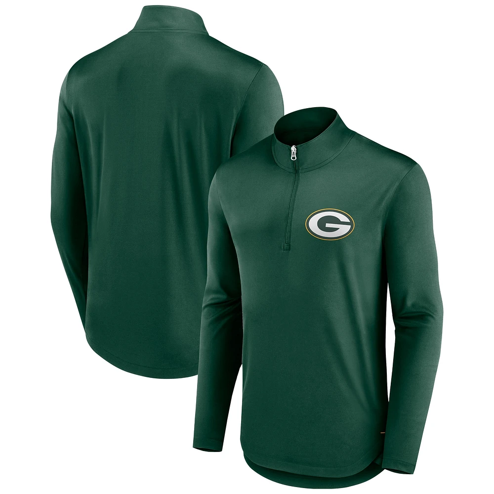 Haut à quart de zip Tough Minded Fanatics Green Bay Packers pour hommes