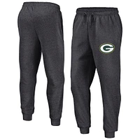 Pantalon de jogging en polaire Boost Fanatics Heather Charcoal pour homme des Green Bay Packers