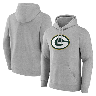 Sweat à capuche en polaire pour homme Fanatics Heather Gray Green Bay Packers Deliver