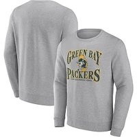 Sweat-shirt de jouabilité Fanatics Heathered Charcoal Green Bay Packers pour hommes