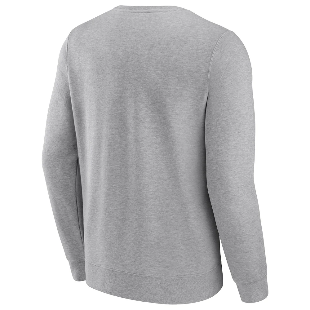 Sweat-shirt de jouabilité Fanatics Heathered Charcoal Green Bay Packers pour hommes