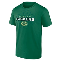 Men's Fanatics Kelly Green Bay Packers Celtic Luck T-Shirt