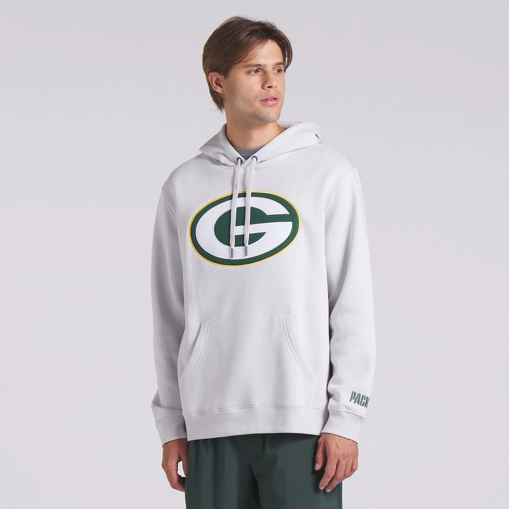 Sweat à capuche en polaire Legacy Green Bay Packers blanc Fanatics pour hommes