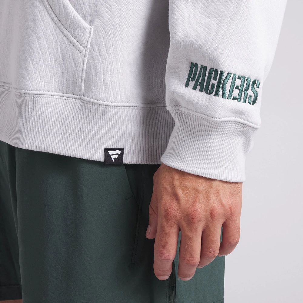 Sweat à capuche en polaire Legacy Green Bay Packers blanc Fanatics pour hommes
