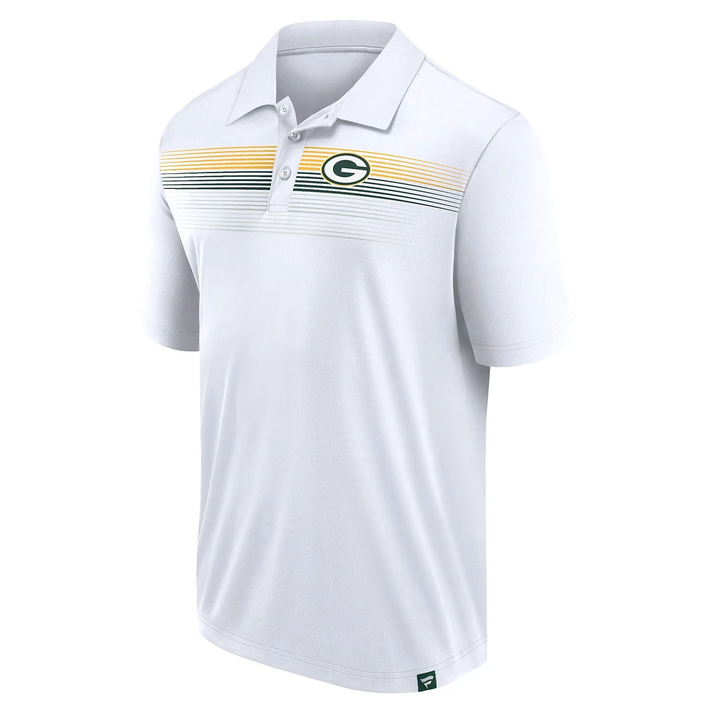 Polo Interlock Victory For Us Fanatics pour hommes, blanc, Green Bay Packers