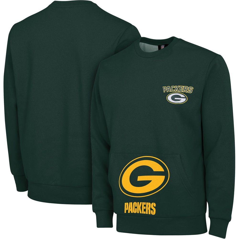 Men's FOCO Green Bay Packers Pocket - Pullover Sweater