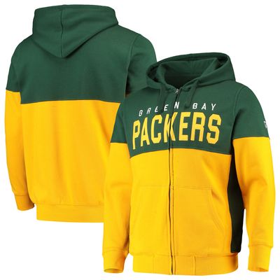 Men's G-III Sports by Carl Banks Gray/Green New York Jets Extreme Full Back  Reversible Hoodie Full-Zip Jacket