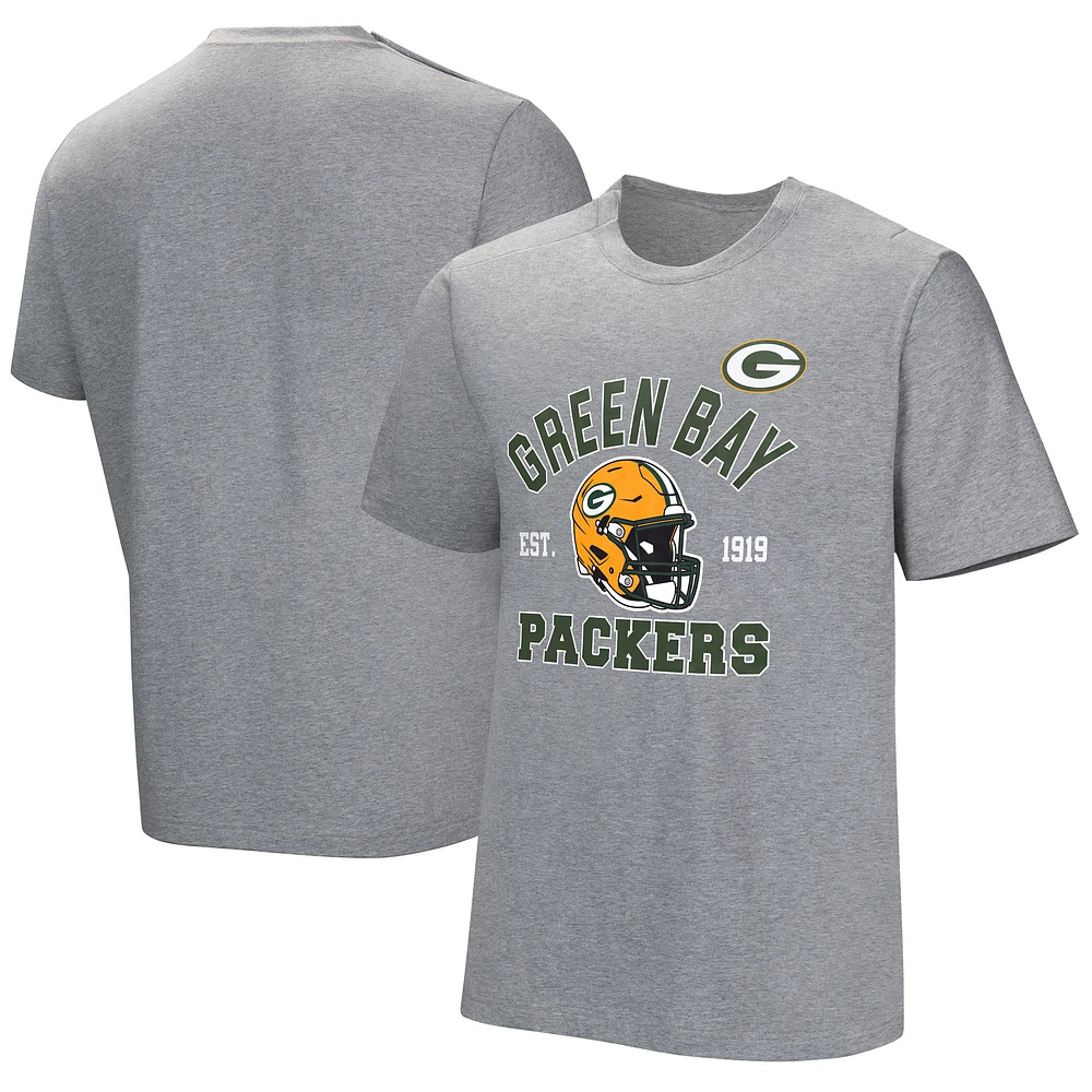 T-shirt adaptatif Tackle pour hommes, gris, Green Bay Packers